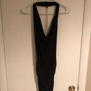 Open back, elegant dress.